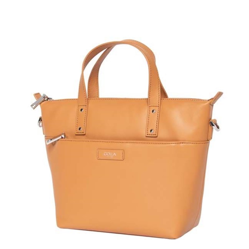 Golla Håndtaske Carina Cognac/brun 2