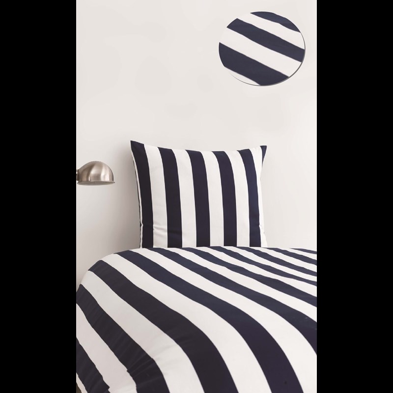 bySKAGEN Sengetøj Rikke Hvid/Navy 140x220 2