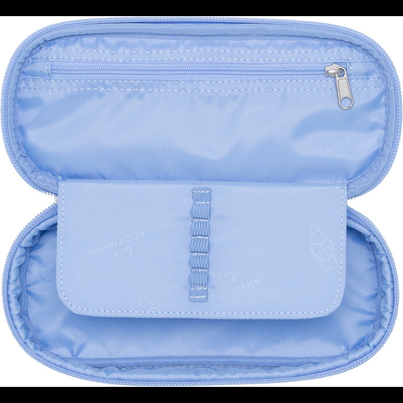 Beckmann Penalhus Seashell Ovalt lyseblå/lilla 2