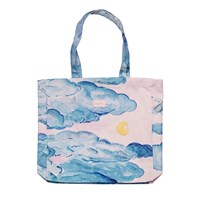 Maanesten Totebag Canvas Moonshine Blå 1
