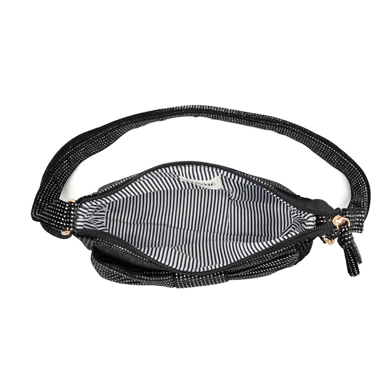 Conmé Crossbody Sille Bow Svart/Silver 4