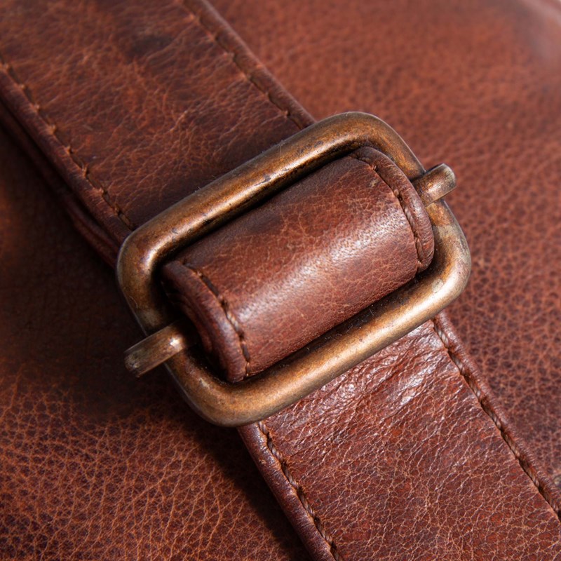 Depeche Bæltetaske  Brun/rød 5