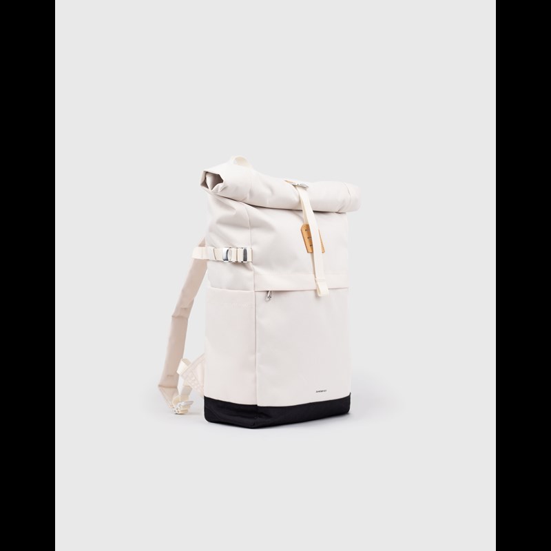 Sandqvist Rygsæk Icon Rolltop M Beige 14" 2