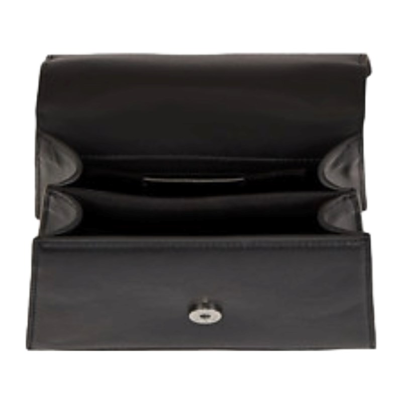 KARL LAGERFELD Axelväska Signature  Svart/Silver 5