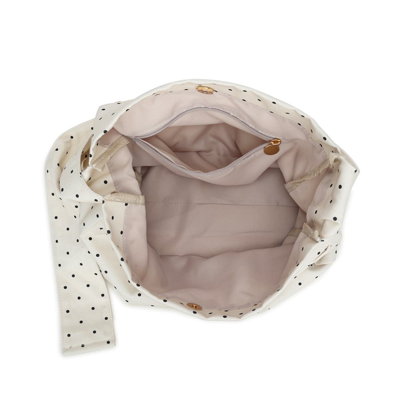 Conmé Skuldertaske Poppy Hvid/sort 4