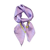 By Stær Scarf Callie  Lila/vit