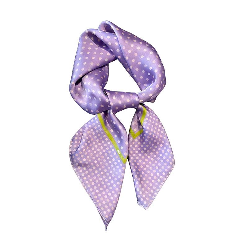 By Stær Scarf Callie  Lila/vit