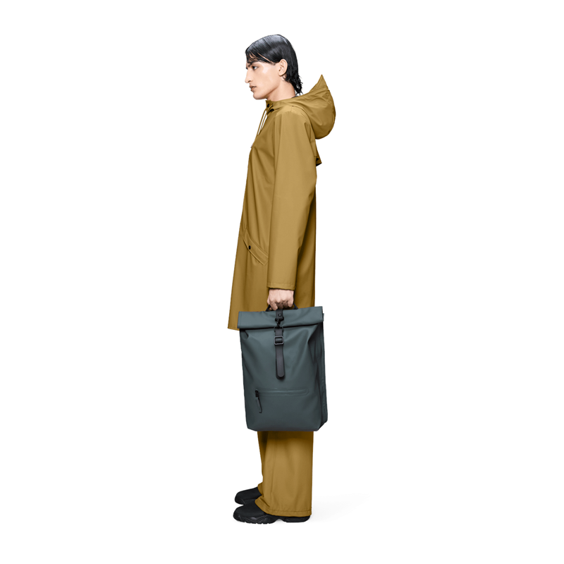 RAINS Rygsæk Rolltop Rucksack M. Grå 5