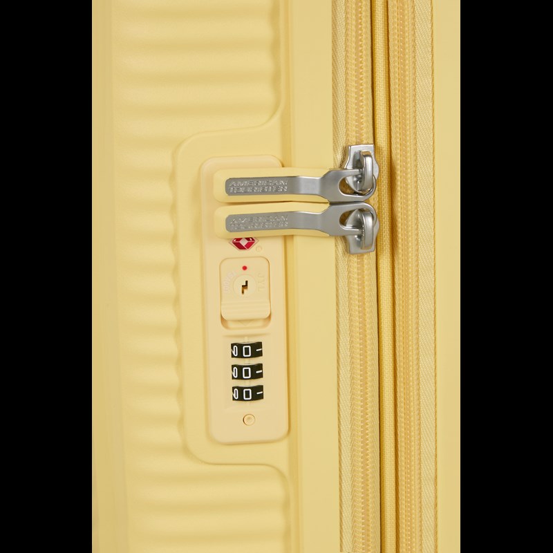 American Tourister Resväska Soundbox Gul 55 Cm 6