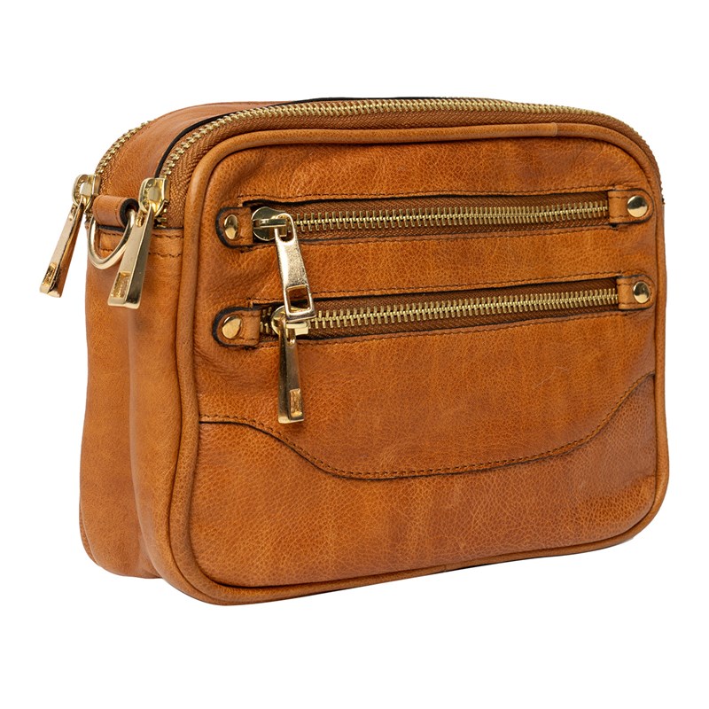 RE:DESIGNED Crossbody Greyson Small Cognac 3