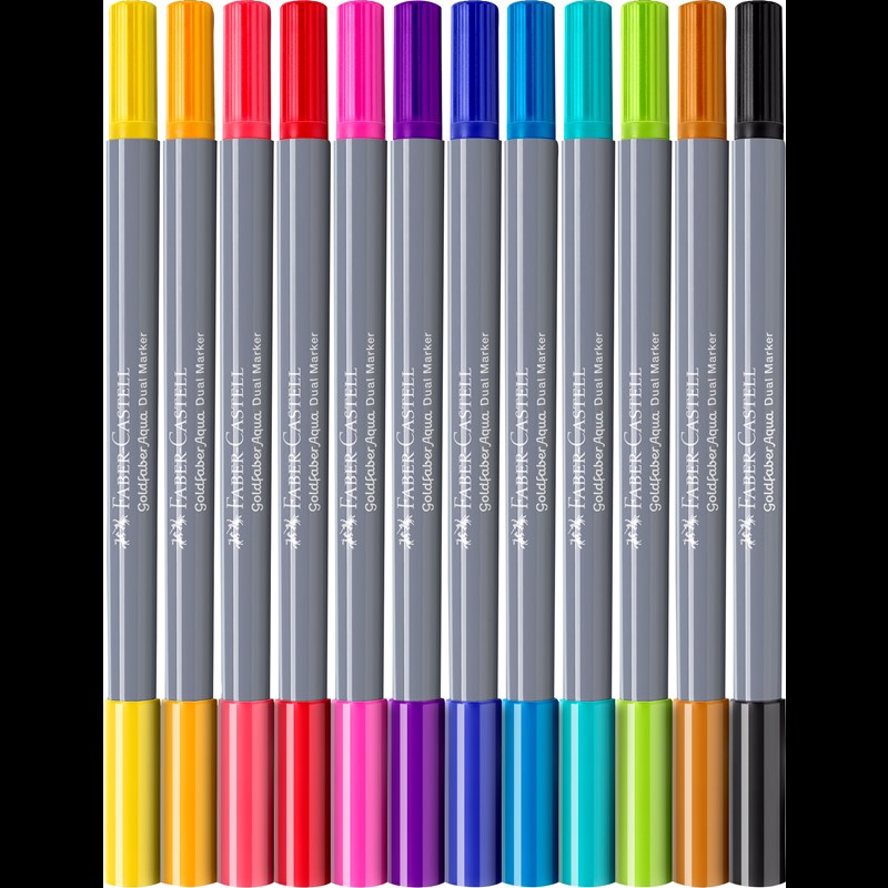 Faber-Castell Tuscher Goldfaber Dual 12 st. Multi 2