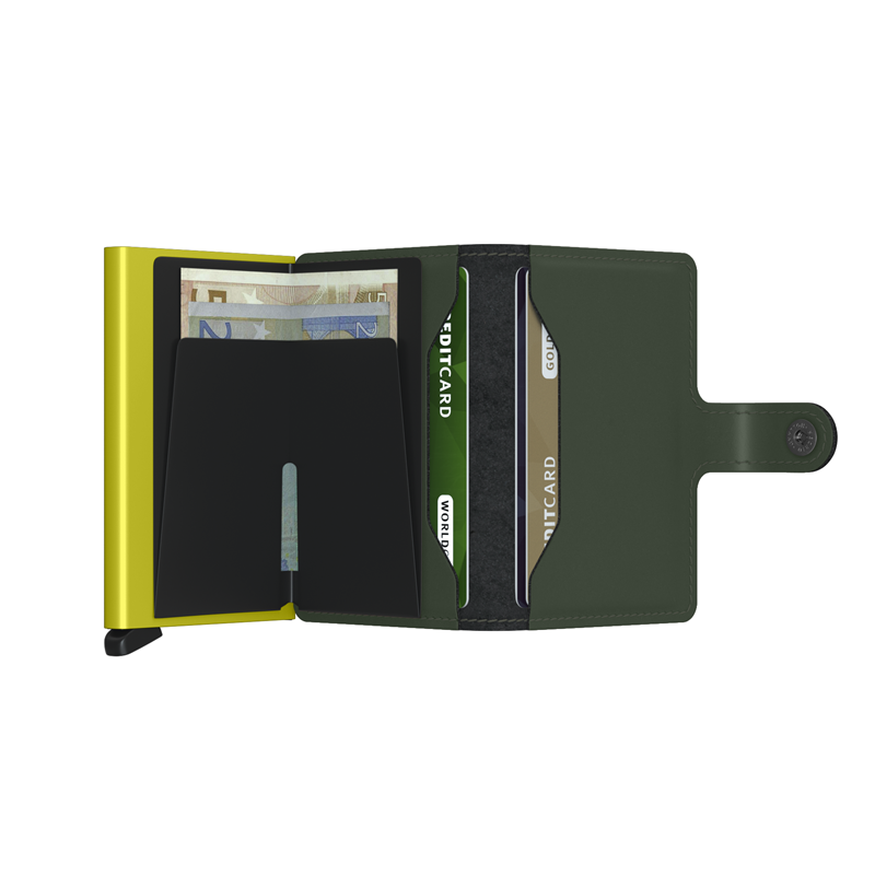Secrid Kortholder Mini wallet Lime 4