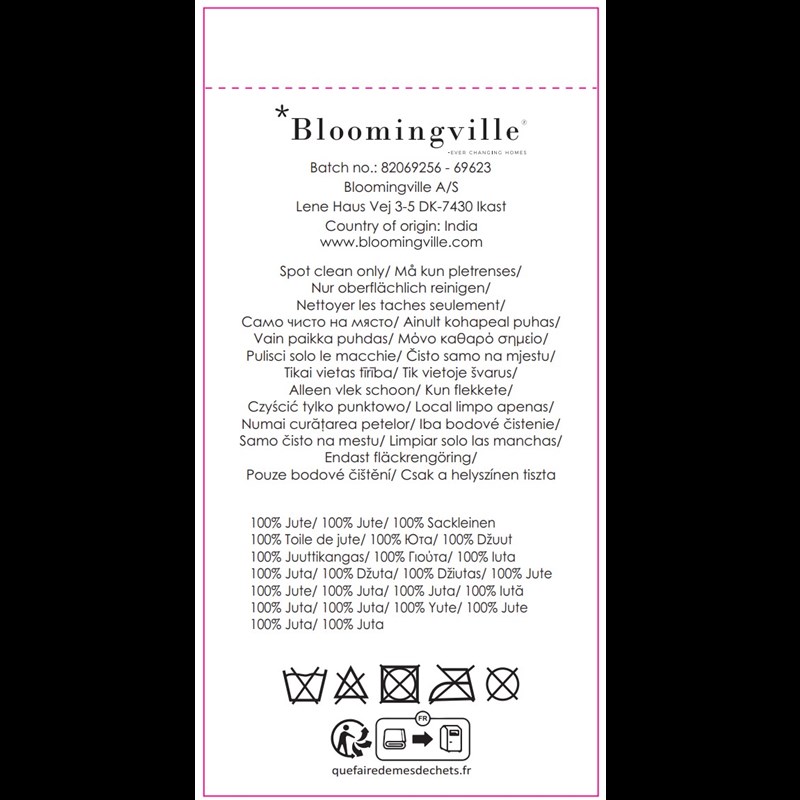 Bloomingville Indkøbsnet Bergamo Beige/grøn 5