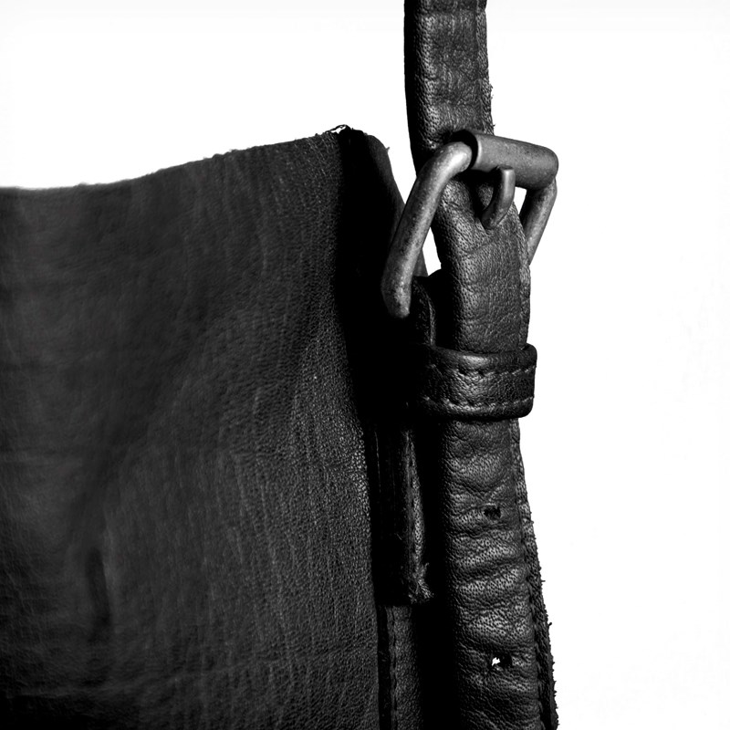 Day & Mood Læderforklæde Sort 3
