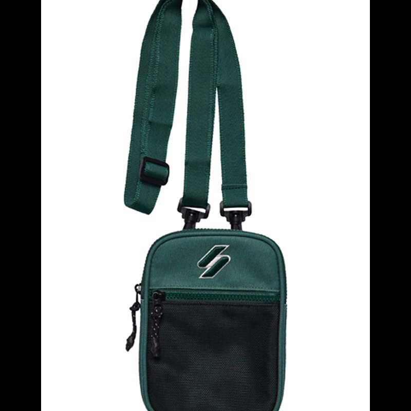 Superdry Axelväska Sport Pouch Grön
