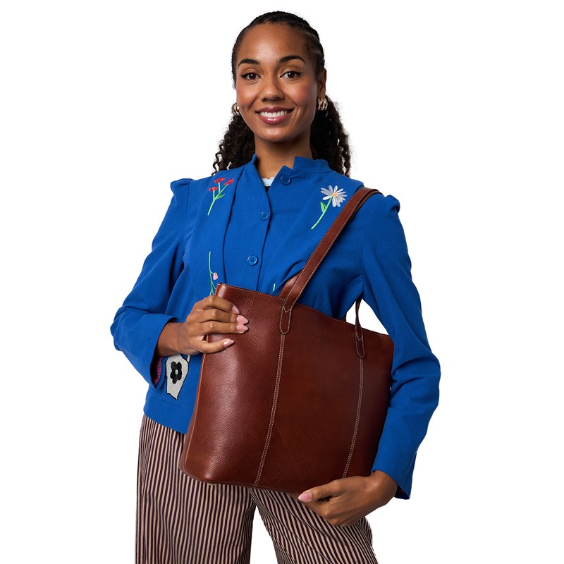 RE:DESIGNED Shopper Tira Cognac 2