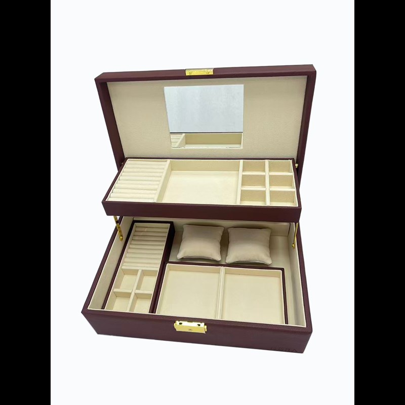 HERA Smykkeskrin 2-delt Bordeaux 3