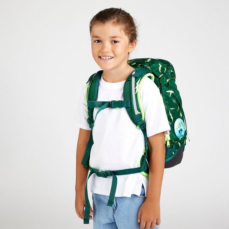 Ergobag Skoletaskesæt Pack Beartastic Grøn mønster 6