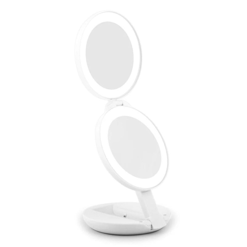 UNIQ Rejsespejl dobbelt x2 LED Hvid 5