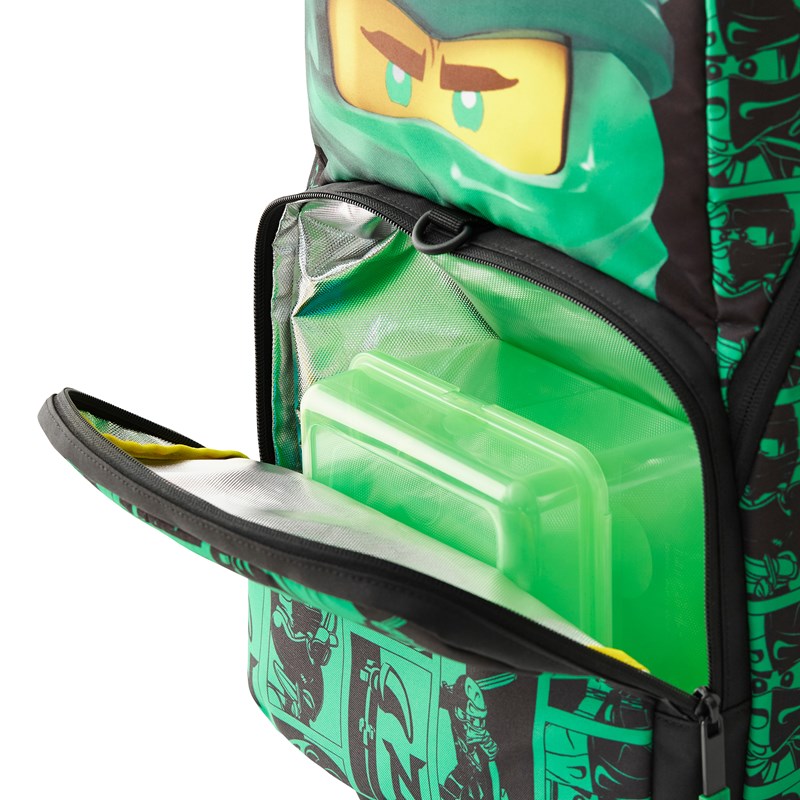 LEGO Bags Skoletaske Maxi+ Ninjago Green Grøn 6