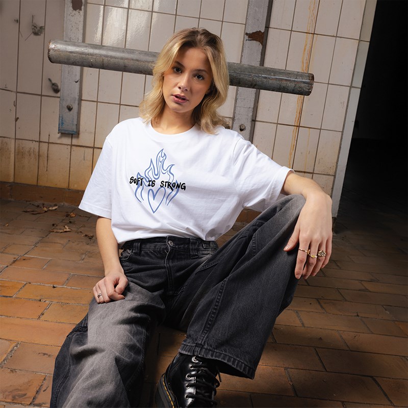 Kintobe T-Shirt Atlas Vit Str XS 2