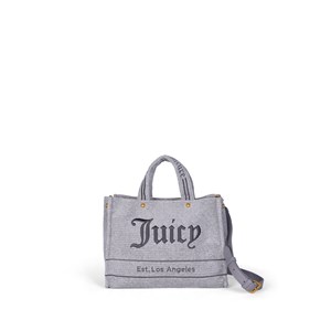 Juicy Couture Shopper Iris Velour Grå