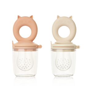 LIEWOOD Food Feeder 2-Pak Rosa