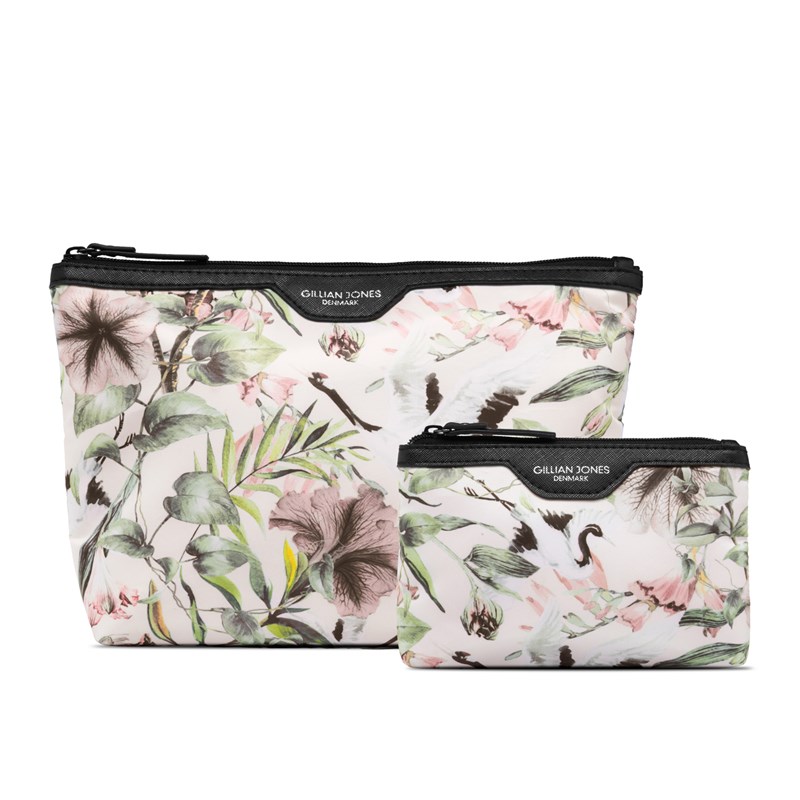 Gillian Jones Toilettaske 2-delt sæt  Blomst 1