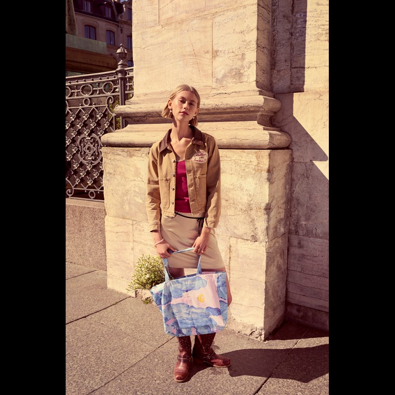 Maanesten Totebag Canvas Stor Moonshine Blå 2