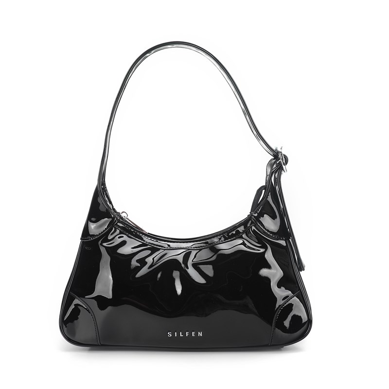 SILFEN Skuldertaske Thora Dark Black 1