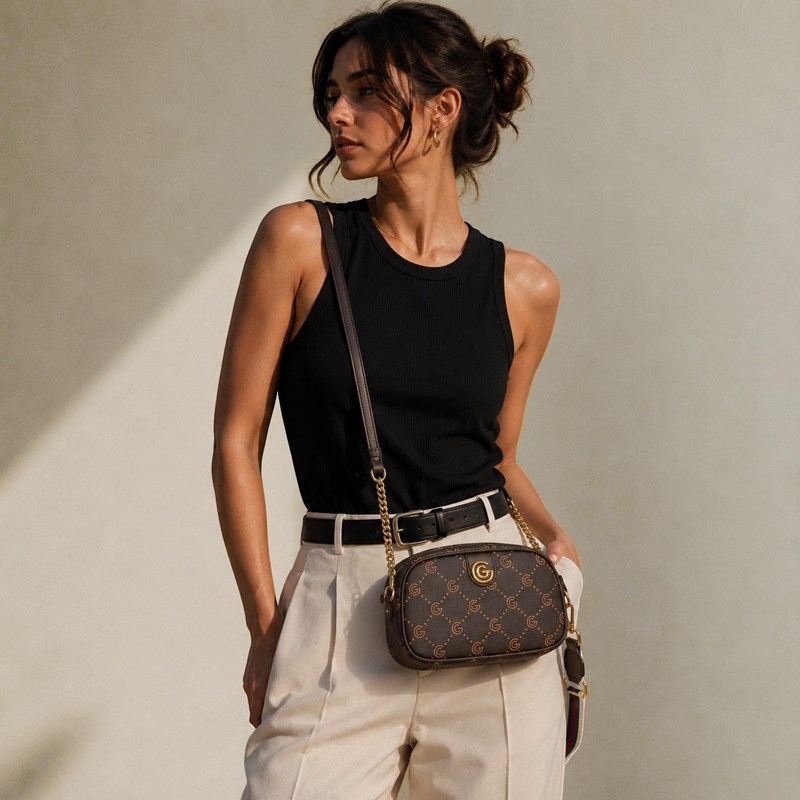 Gabriella G Firenze Crossbody Valencia Brun 2