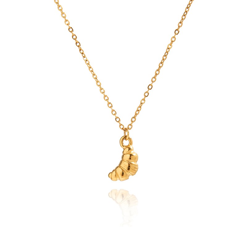 By Stær Halsband Croissant  Guld 3