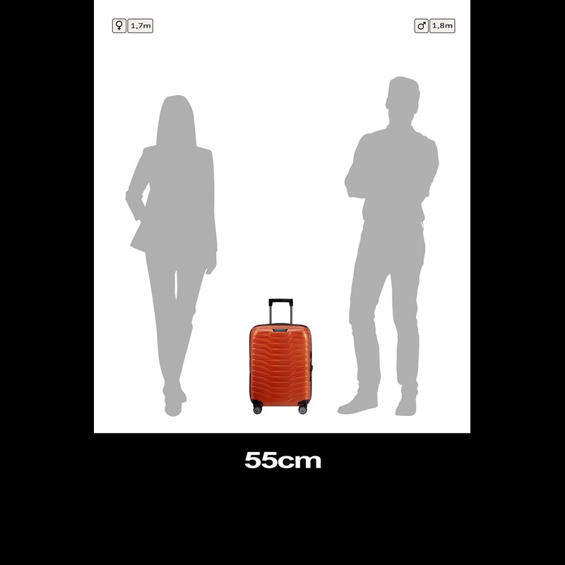 Samsonite Resväska Proxis Orange/Röd 55 Cm 10