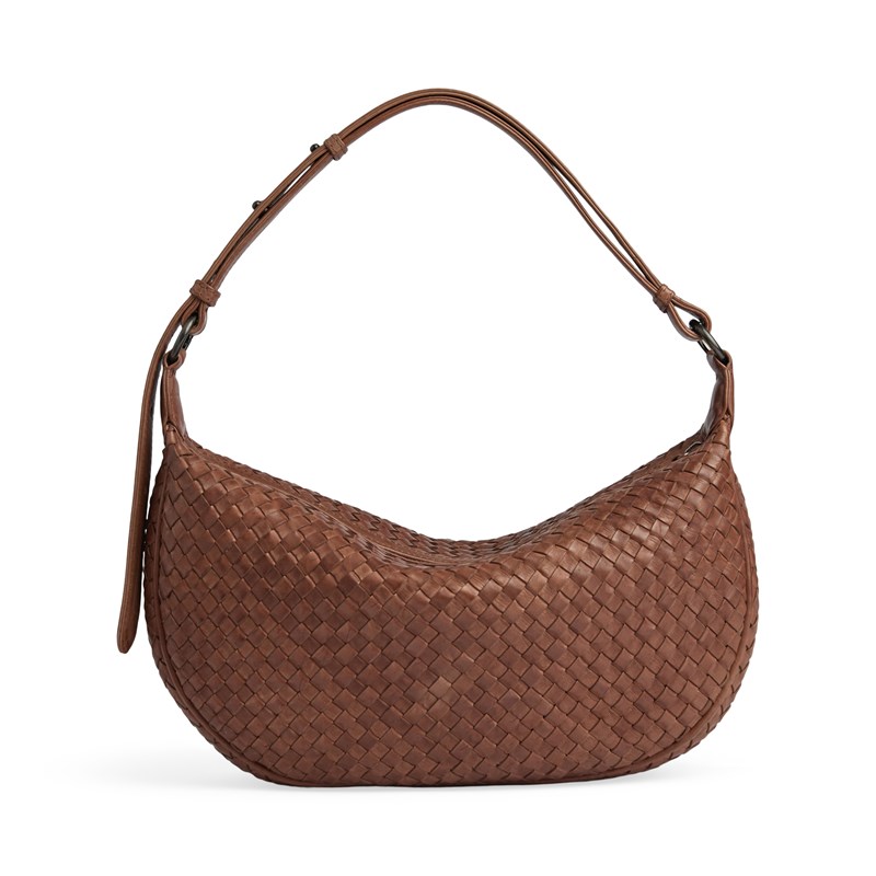 MARKBERG Skuldertaske Musembg Weave Cognac 8