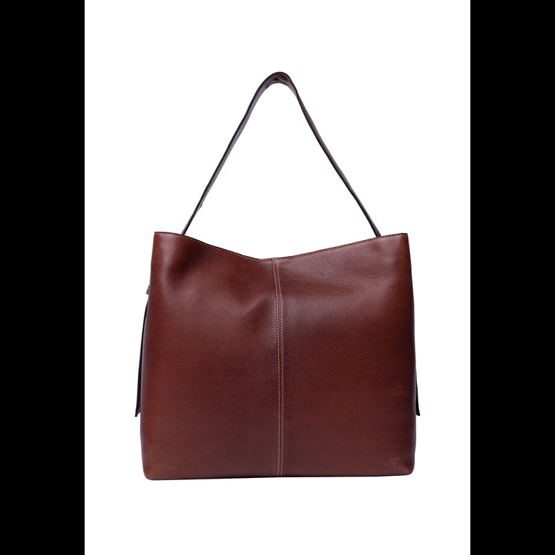 RE:DESIGNED Skuldertaske Naya Big Cognac 1