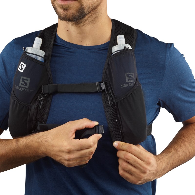 Salomon Løberygsæk/vest Agile 2 Set Sort/Sort 4