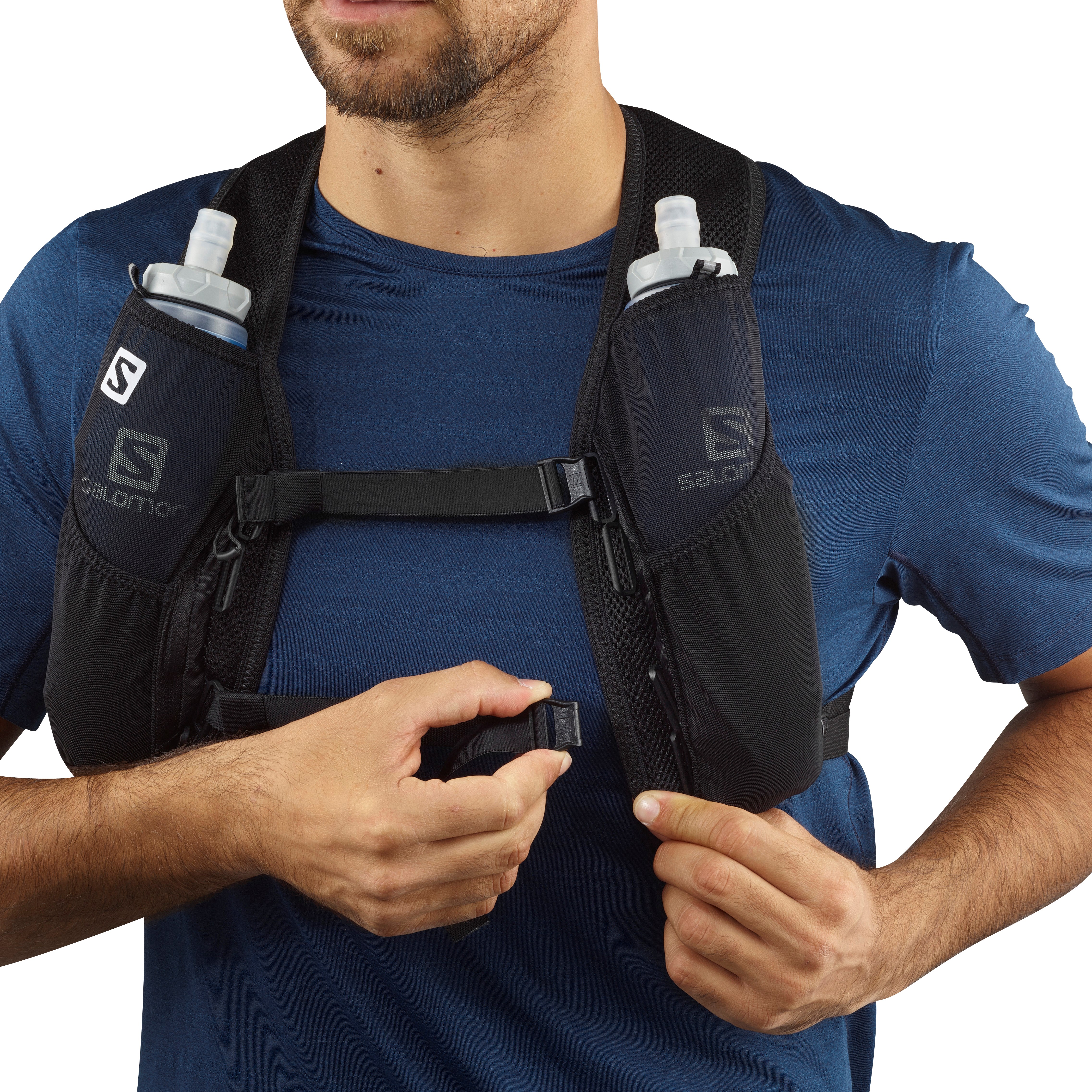 Salomon Løberygsæk/vest Agile 2 Set - Shop online hos NEYE