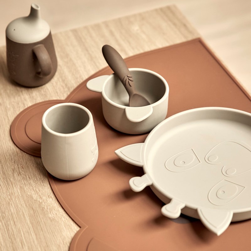 Nuuroo Spisesæt 4-pak Giraf  Grå 2