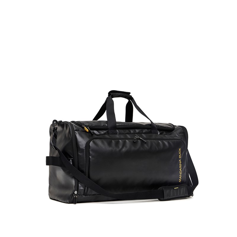 Mandarina Duck Rejsetaske Eco Coated Duffle Sort 4