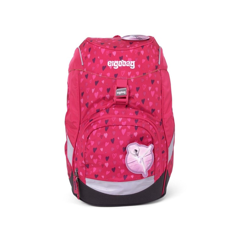 Ergobag Skoletaske Prime Horseshoe Mørk Rosa 1