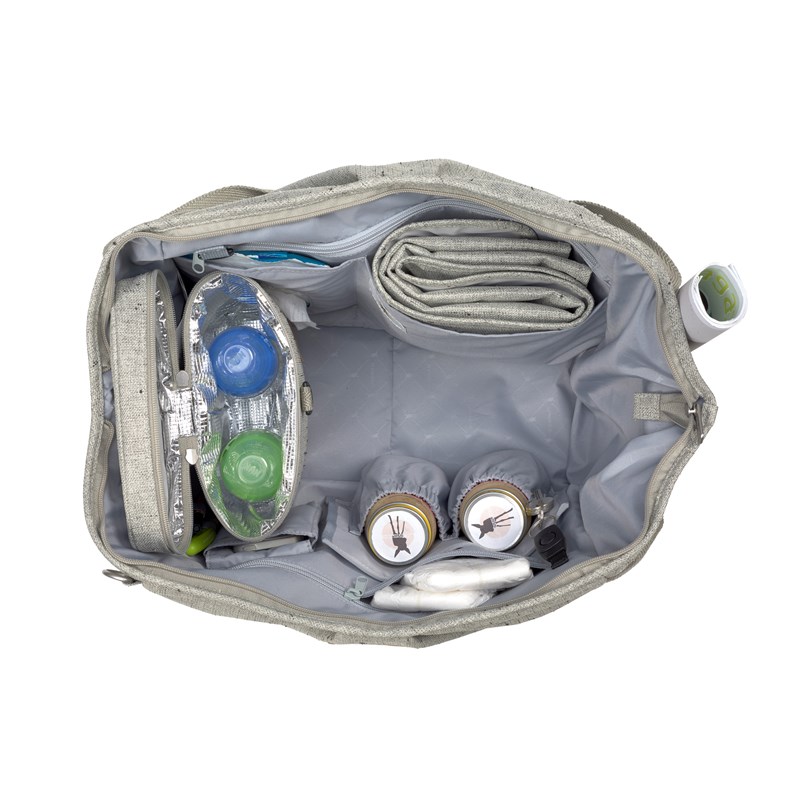 LÄSSIG Pusletaske tvillinger Grå 2