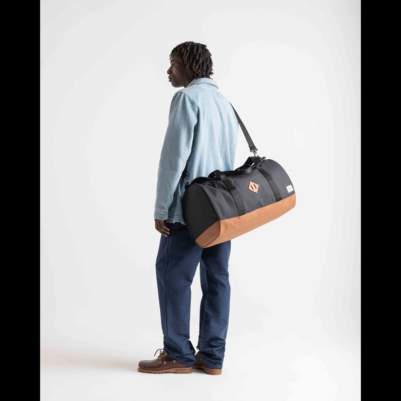 Herschel Duffelbag Heritage Svart/Brun 5