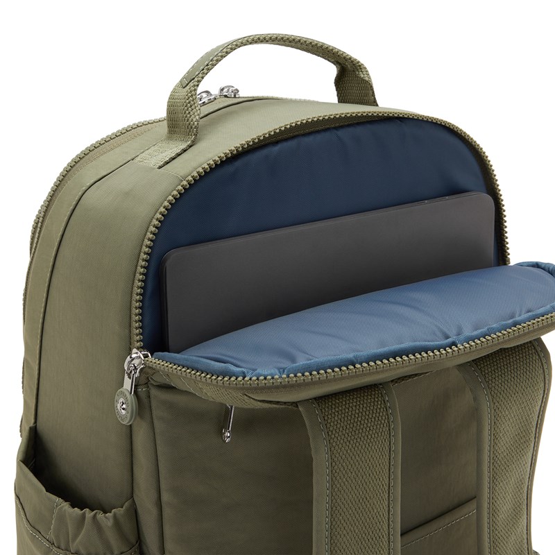 Kipling Rygsæk Seoul Cabin Army Grøn 6