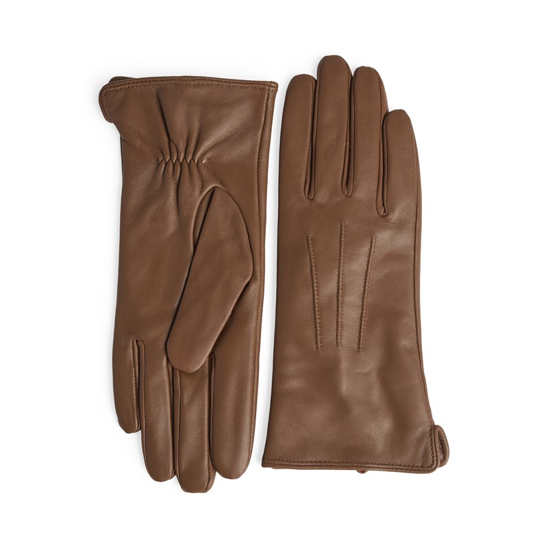 MARKBERG Damehandsker Abigail Caramel Str 7,5 2