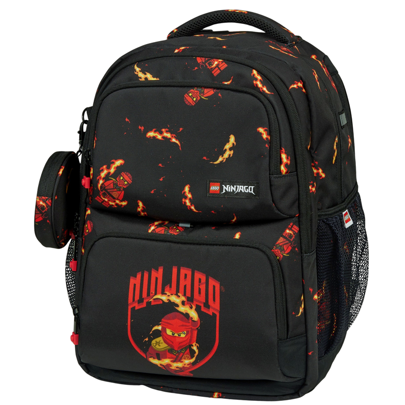 LEGO Bags Skoletaske FlexiFit Kai Sort/Rød 2