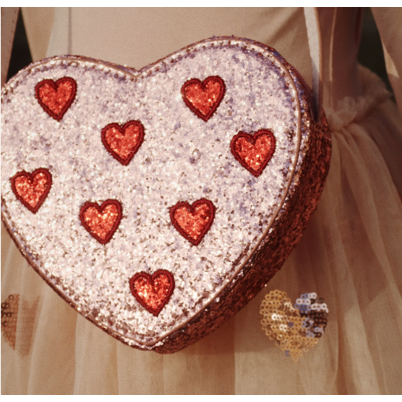 Konges Sløjd Skuldertaske Tut Hjerte Pink 2