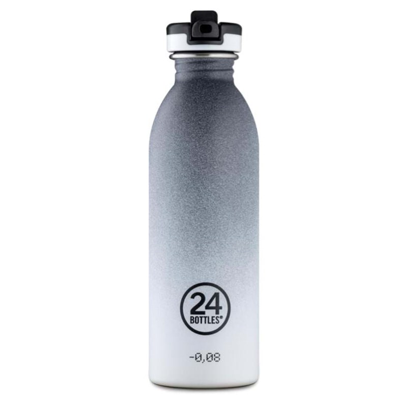 24Bottles Drikkeflaske Urban Bottle Grå/hvid 1