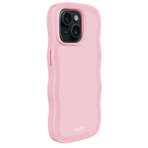 Holdit Mobilcover Wavy Iphone 15 Pink alt image