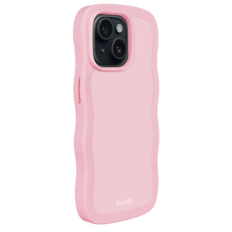 Holdit Mobilcover Wavy Pink Iphone 15 2