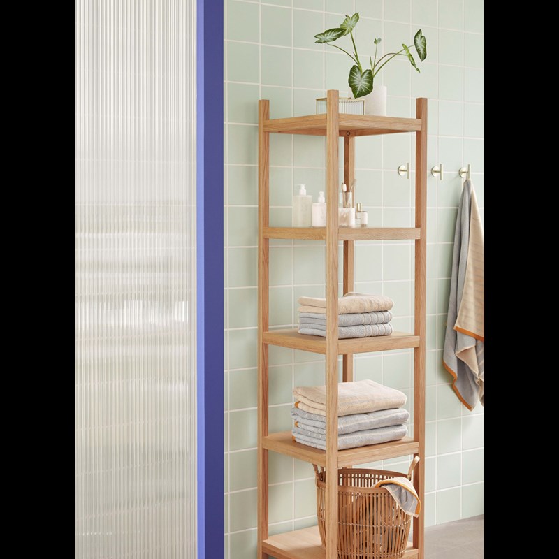 Hübsch Håndklæde  Lyseblå 50x100 3